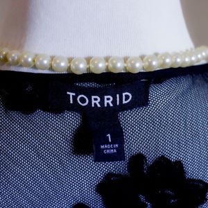 Black Laced Torrid Cover Up